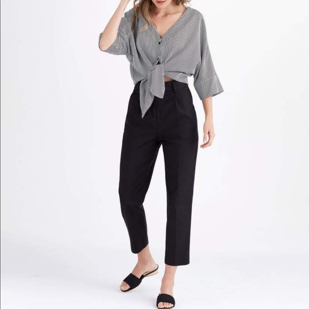 Vetta striped boyfriend shirt